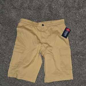 Boys Chaps Tan Cargo Shorts